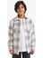 Erkek Çocuk Oversize Geniş Kalıp Polo Yaka Ekose Desenli Flanel Uzun Kollu Gömlek G3297A825WN 1