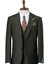 Erkek Takım Elbise, Mono Yaka, Blazer, Slımfıt, Haki Yeşil 5