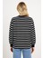 Çizgili Siyah Sweatshirt 3