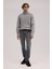 Gri Comfort Fit Pamuklu Esnek Jean Kot Pantolon 2
