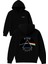 Pınk Floyd Tasarım Baskılı Oversize Siyah Kapüşonlu Sweatshirt 1