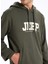 Kapüşon Yaka Baskılı Haki Erkek Sweatshırt J5WM-SWT7294 5