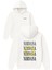 Nırvana Nırvana Tasarım Baskılı Oversize Beyaz Kapüşonlu Sweatshirt 1