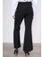 221-1 Siyah Kadın Kemerli Pantolon 4