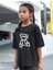 Çocuk Unisex Baskılı T-Shirt - Siyah 1