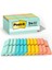 Mini Notlar, 3,8 x 5,1 Cm, 24 Blok, Amerika'n N No. 1 Favorite Sticky, Marseille, Pastel Renkler (Pembe, Nane, Sar), Geri D N T R Lebilir (653-24APVAD) 1