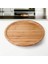 Bambu Lüx Yuvarlak Servis 30 * 30CM, Sunumluk & Çerezlik Sunum Tabağı 1
