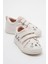 Kız Çocuk Beyaz Kedili Sneaker Ayakkabı 13