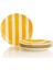 Ocean Line 4 Parça 20 cm Pasta Tabağı Sarı 2