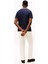 Erkek Regular Fit Pike Kumaş Bisiklet Yaka T-Shirt - Lacivert 3