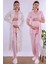 Pembe Sabahlıklı Hamile Lohusa Pijama Takımı 1