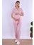 Pembe Sabahlıklı Hamile Lohusa Pijama Takımı 4