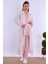 Pembe Sabahlıklı Hamile Lohusa Pijama Takımı 7