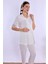 Ekru Hamile Lohusa Pijama Takımı 2