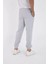 Unisex Kışlık Üç Iplik Lastikli Eşofman Pantolon - Gri 3