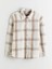 Lcw Kids Ekru Ekose Kız Çocuk Gömlek 1