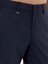 Erkek Lacivert Slim Fit Pamuk Karışımlı Kanvas Pantolon 50292336-VR033 5
