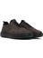 Erkek Gri Bağcıklı Kalın Tabanlı Nubuk Deri Sneaker 25WFD6851V3 3