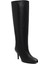 Kadın Siyah Ince Topuklu Deri Çizme 25WFD141618 8
