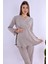 Bej Hamile Lohusa Pijama Takımı 1