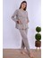Bej Hamile Lohusa Pijama Takımı 3