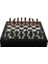 Orta Boy Metal Truva-Sparta Satranç Takımı Antik ve Mermer Desenli Sandıklı Mdf Tahtası (36X36X6 Cm.) 2