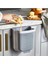 Katlanabilir Askılı Mutfak Tezgahaltı Çöp Kovası - Dolap Içi Dışı Gizlenebilir | Gri 1