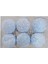 4 cm Ağaç Süsleme Topları 6lı -Mavi- 2