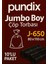 Pundıx J650 Endüstriyel Jumbo Boy Çöp Poşeti – 80X110 cm – 1 Koli (10 Rulo / 100 Adet) Dayanıklı, Sızdırmaz ve Geniş Hacimli Çöp Torbası 2