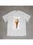 Vanilla Tasarım Baskılı Beyaz Oversize T-Shirt 1