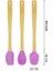 Indigo 3'lü Pembe Bambu Silikon Spatula Seti Uzun 26 cm VLT1508 2