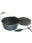 Döküm Tencere 10 Inch Dutch Oven Demir Döküm Kamp Tenceresi 25 cm 1