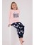 Kız Çocuk Pembe Pijama Takımı 1