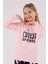 Kız Çocuk Pembe Pijama Takımı 4