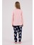Kız Çocuk Pembe Pijama Takımı 5