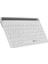 KB-BT66 Beyaz 2.4g+Bt1+Bt2 Üçü Bir Arada 3 In 1 2.4/bluetooth Çift Modlu Pc/mobil Bilgisayar Tablet Televizyon Uyumlu Q Kablosuz Klavye (Beyaz) 1