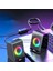 DS100 Kablolu (Usb+3.5mm) 1+1 Stereo Surround Ses 6W Rgb Aydınlatmalı Gelişmiş Ses ve Tak Çalıştır Kolay Kurulum Soundbar 410G Kompakt Masaüstü Hoparlör Siyah (Çifti Olarak Satılır) 5