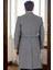 PLT8400 Dewberry Erkek Palto-Gri-2 2