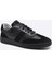 Hakiki Deri Sneaker Erkek Ayakkabı Siyah 9870 3