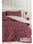 Jasmin Nevresim Takımı Tek Kişilik (160X220 Cm) Bordo 2