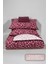 Jasmin Nevresim Takımı Tek Kişilik (160X220 Cm) Bordo 6