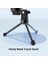 Kaymaz Kauçuk Ayaklı Masaüstü Mikrofonu Için Tripod Standı, Sağlam Metal Yapı, Oyun, Podcasting, Toplantılar, Sohbet Için Katlanabilir Masa Mikrofonu Standı 5
