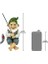 Toscano Ziggy The Fishing Gnome Heykel Bahçe Süsü, Çok Renkli 4