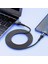 Örgülü USB A-C Hızlı Şarj Kablosu, Siyah (100 Cm) 2