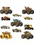Wheels® Monster Trucks Bigfoot Trophy Şampiyonları Araba ve Kamyon Çoklu Arabalar, Metal Bigfoot, 5-Alarm, Bone Shaker, Mega-Wrex, Tiger Shark ve 6 Araba, JDW07 3