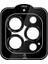 iPhone 11 Pro / 11 Pro Max iPhone Kamera Lens Koruyucu, Safir, Kolay Kurulum, Alüminyum Alaşım Çerçeveli 9h Sertliğinde Cam Lens, Siyah 1