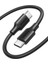 USB C To USB C 3A Hızlı Şarj ve Data Kablosu Siyah 2 Metre 1