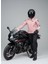 Lyon Pembe 4 Mevsim Kadın Motosiklet Montu 2