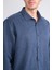 2439 Erkek Uzun Kol Regular Gömlek Açık Lacivert 5