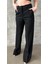 Siyah Yüksek Bel Kumaş Pantolon MG2285 7